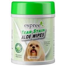 Вологі серветки для тварин Espree Aloe Tear Stain Wipes 60 шт. (0748406012783)