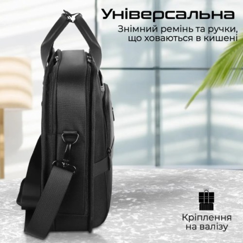 Сумка для ноутбука Promate 15.6" Paramount-MB Black (paramount-mb)