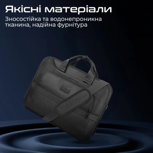 Сумка для ноутбука Promate 15.6" Paramount-MB Black (paramount-mb)