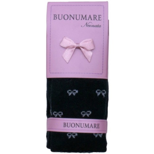 Колготки дитячі BNM з бантиком (M0C0306-0731-98G-black)