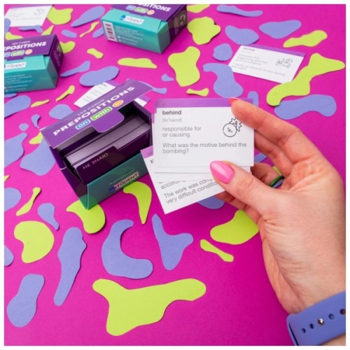 Навчальний набір English Student Картки для вивчення англійських слів Prepositions (укр.) (591225998)