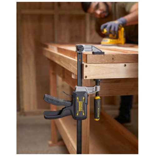 Струбцина Stanley FatMax гібридна, 600мм, тиск мін/макс 136/374 кг (FMHT83008-0)