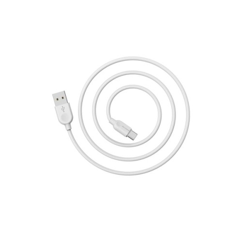 Дата кабель USB 2.0 AM to USB-C 3.0m 2.4A BX14 white BOROFONE (6957531090397)