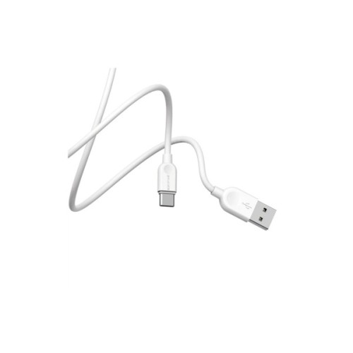 Дата кабель USB 2.0 AM to USB-C 3.0m 2.4A BX14 white BOROFONE (6957531090397)