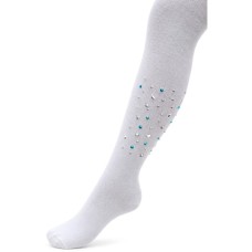 Колготки дитячі UCS Socks зі стразами (M0C0302-2006-9G-white)