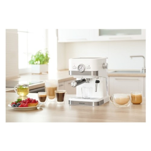 Ріжкова кавоварка еспресо Sencor SES 1720WH