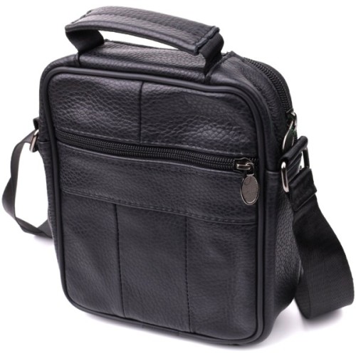 Сумка Vintage З натуральної шкіри Чорна (22864)