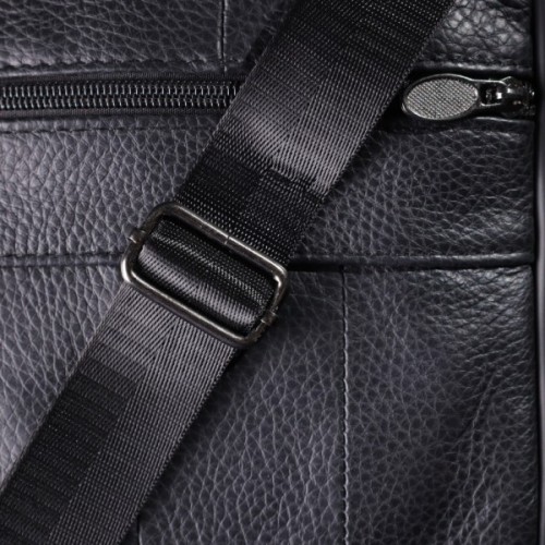 Сумка Vintage З натуральної шкіри Чорна (22864)