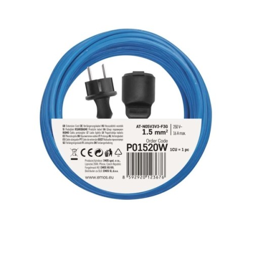 Мережевий подовжувач EMOS P01520W