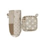 Кухонна прихватка Прованс Печворк беж Господиня 20х20 см (031496)