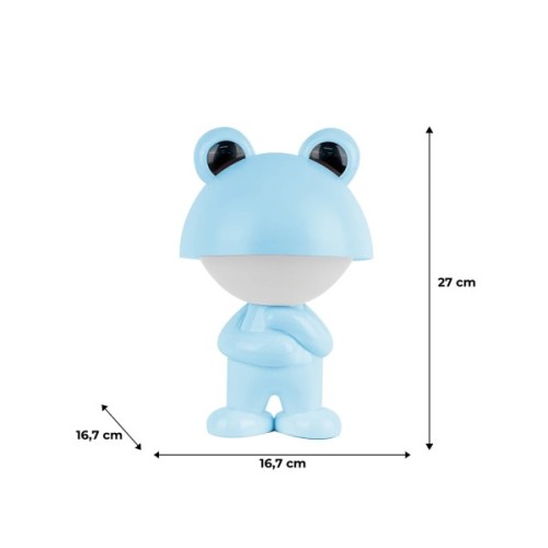 Нічник Kite Світильник LED з акумулятором Dreamy Froggy, блакитний (K25-315-3-3)