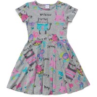 Плаття дитяче Lovetti трикотажне (5911-39-9-12-140G-fuchia)