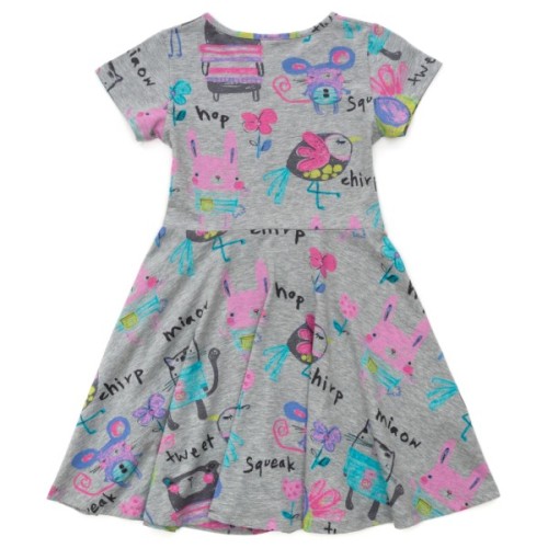 Плаття дитяче Lovetti трикотажне (5911-39-9-12-140G-fuchia)