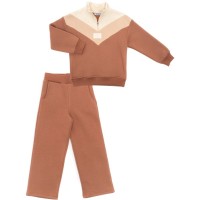 Спортивний костюм дитячий Smile флісовий (4233-134G-brown)