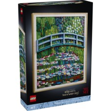 Конструктор LEGO ART «Міст над ставком із лататтям» Клода Моне (31220)