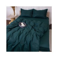 Постільна білизна MirSon Poplin Line 091 Emerald 110x140 (2200006277408)