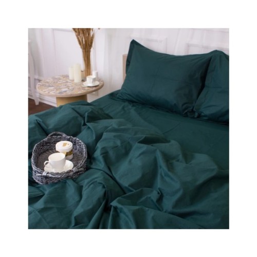 Постільна білизна MirSon Poplin Line 091 Emerald 110x140 (2200006277408)