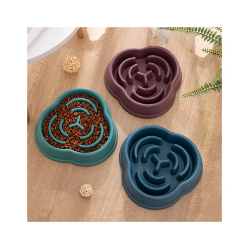 Посуд для собак WahoPet slow feeder миска-лабіринт (коричнева) (2700000021187)