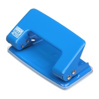 Діркопробивач Buromax металевий JOBMAX, до 10 аркушів, 100 х 55 х 50 мм, синій (BM.4039-02)