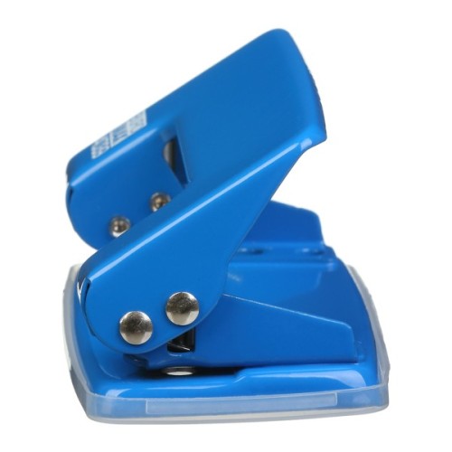 Діркопробивач Buromax металевий JOBMAX, до 10 аркушів, 100 х 55 х 50 мм, синій (BM.4039-02)