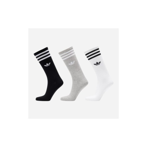 Шкарпетки Adidas High Crew Sock IU2653 білий, сірий, чорний S (37-39) (4066757431814)