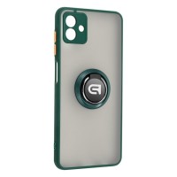 Чохол до мобільного телефона Armorstandart Frosted Matte Ring Samsung A04 (A045) Dark Green (ARM68343)