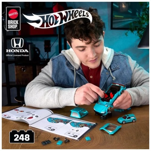 Конструктор Mattel Brick Shop Speed Honda Custom 90 Civic EF (JHF62)