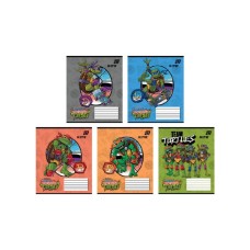 Зошит Kite Ninjia Turtles, 12 аркушів, клітинка (NT26-232)