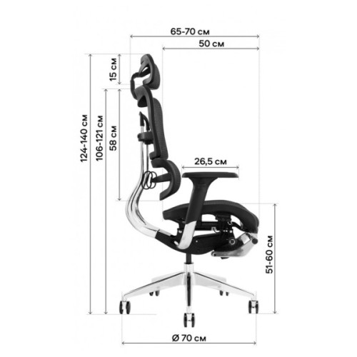 Офісне крісло GT Racer X-802L Light Gray (X-802L Light Gray (W17-1))