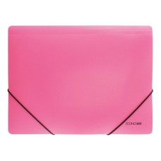 Папка на резинках Economix А4 фактура "помаранч", рожева (E31633-09)