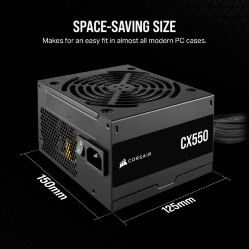 Блок живлення Corsair 550W CX550 (CP-9020277-EU)