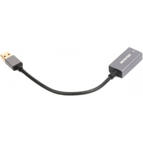 Адаптер USB 2.0 AM to RJ45 Ethernet 1000Mbps Maxxter (NEA-U3-01)