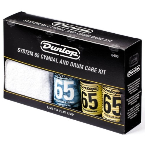 Засіб для догляду за ударними Jim Dunlop System 65 Cymbal And Drum Care Kit (6400)