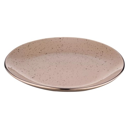 Тарілка Ardesto Emilia, 27.5см, кераміка, коричневий (AR0826EBR)