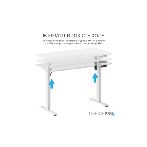 Комп'ютерний стіл OfficePro ODE1260W 1200 х 600 мм White (ODE1260W)
