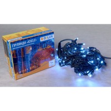 Гірлянда Delux Icicle 75LED 2x0.7m білий/чорний IP44 EN (90016589)