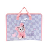 Папка - портфель Kite на блискавці A4 Studio Pets, 1 відділення (SP26-202)