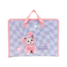 Папка - портфель Kite на блискавці A4 Studio Pets, 1 відділення (SP26-202)