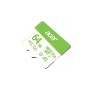 Карта пам'яті Acer 64GB microSD MSC100 /U3/V30/A1/C10 R 100MB/s / Write 30MB/s (BL.9BWWA.336)