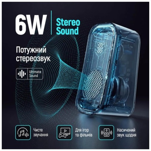 Акустична система ColorWay Aura 2.0 USB/Bluetooth Gray (CW-SPU02GR)