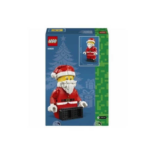 Конструктор LEGO Iconic Збільшена мініфігурка Санти (40820)