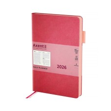 Тижневик Axent датований 2026 Partner Soft Muse, 145х210, рожевий (8827-26-1-A)