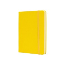 Книга записна Optima А6 NAMIB, тверда обкладинка, гумка, білий блок лінія, жовтий (O20387-05)