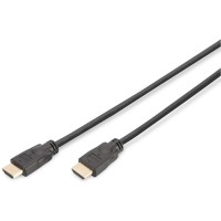 Кабель мультимедійний HDMI M to HDMI M 5.0m 4K60Hz Ethernet black Digitus (DK-330123-050-S)