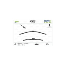 Щітка склоочисника Valeo 574591