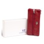 Ключниця кишенькова ST Leather Бордовий (19352)