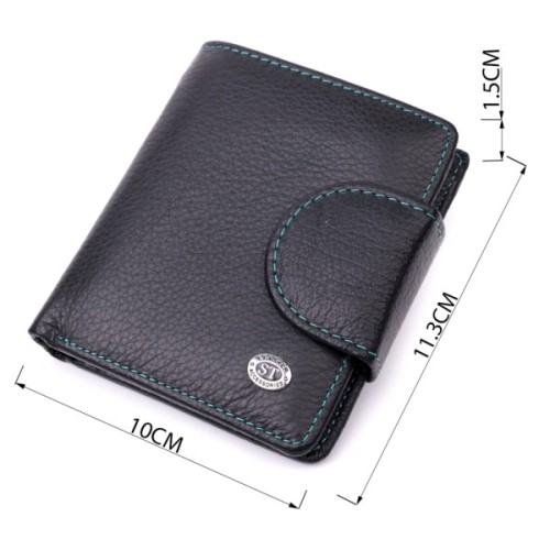 Гаманець ST Leather Шкіряний Чорний (19454)