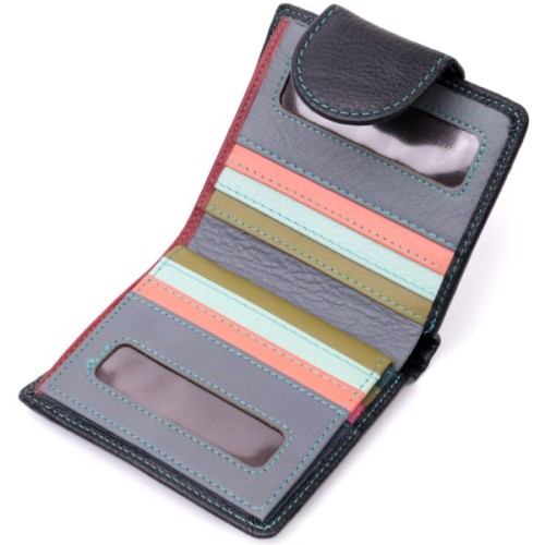 Гаманець ST Leather Шкіряний Чорний (19454)