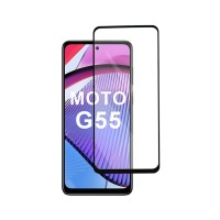 Скло захисне PowerPlant Full screen Motorola Moto G55 (GL605344)
