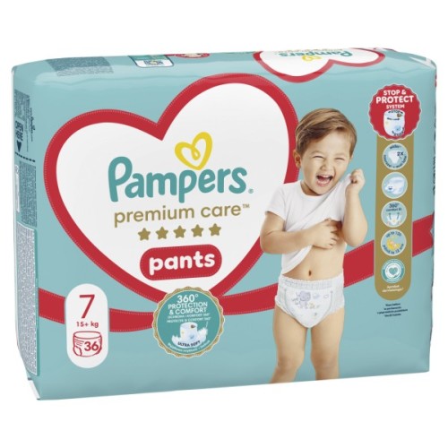 Підгузки Pampers Premium Care Pants Трусики Розмір 7 (15+ кг) 36 шт. (8700216339001)